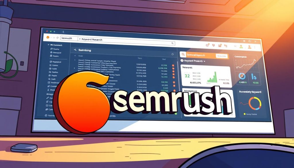 keyword research with Semrush